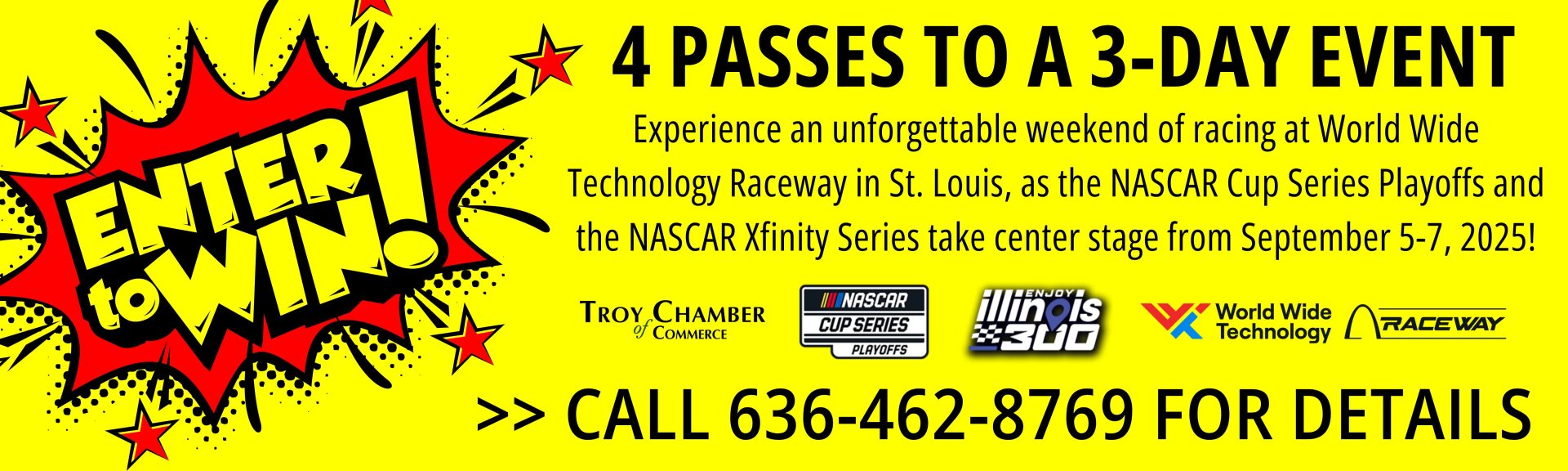 Nascar Raffle - Chamber Website Promos - 2000x600